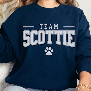 Gildan Dog Sweatshirt Gift for Dog Lovers, Dog Breed Scottish Terrier Dog Gift Shirt, Scottie Mom and Dad Present