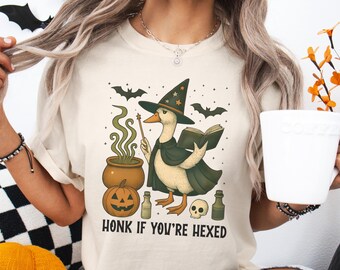 Dumme Gans Shirt, Halloween Gans Shirt, Gänse Hexe Shirt, lustiges Halloween Shirt, gruselige Gans Shirt, Kürbis Gans Shirt, Gänseliebhaber