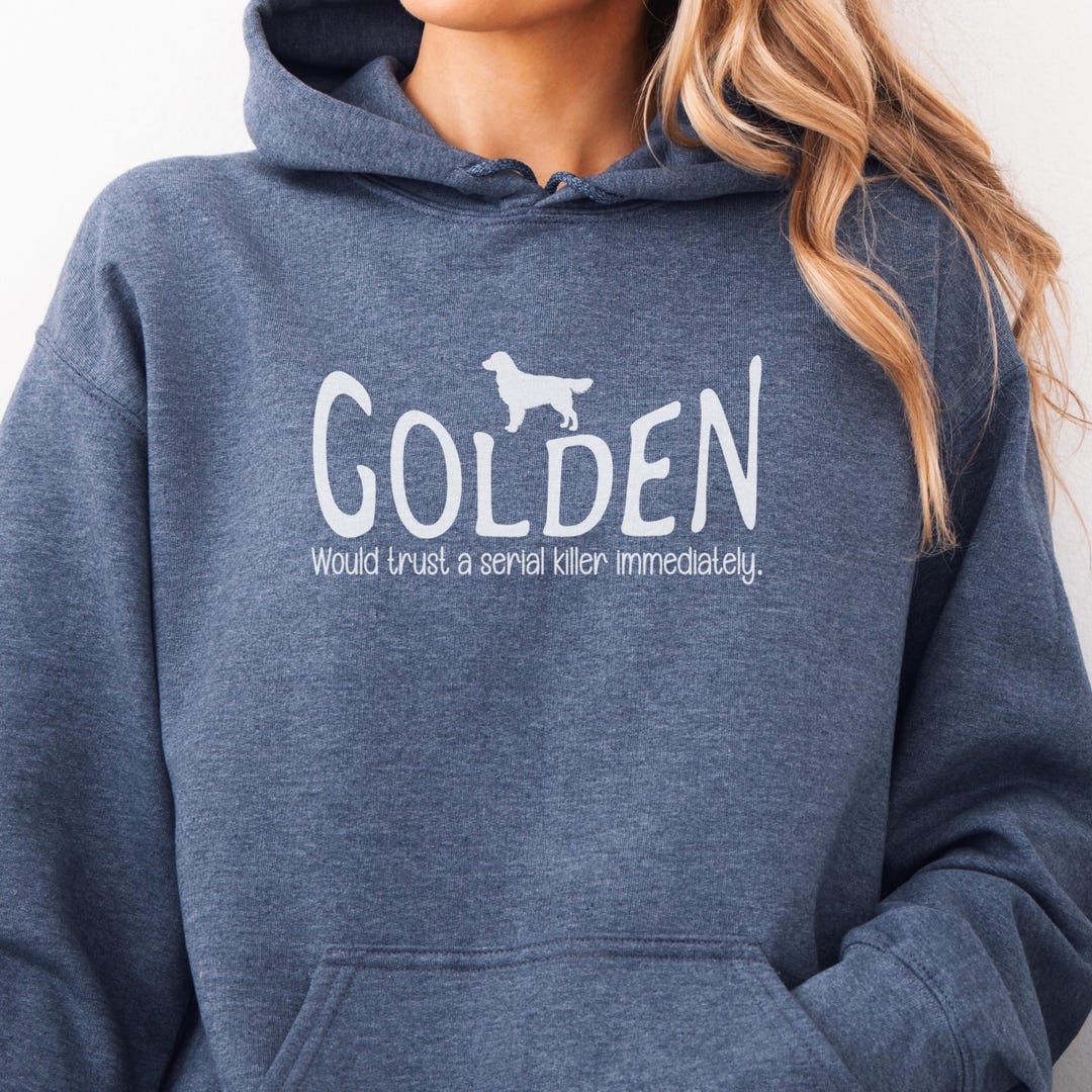 Golden Retriever Hoodie, Funny Dog Breed Sweatshirt, Pet Lover Hoodie ...