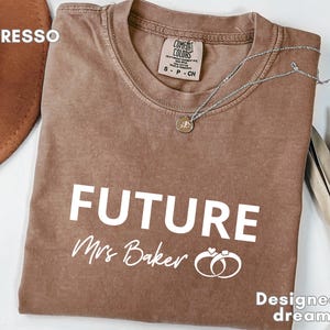 Custom Future Mrs shirt, Bridal Shower Gift Ideas,  Bridal Shower gifts, I Said Yes shirt, Shirt for Bridal party Unique Bridal Shower Gifts