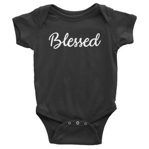 Blessed Christian Baby Bodysuit - Religious Coming Home Outfit - Faith Based Baby Gift - Aprojes