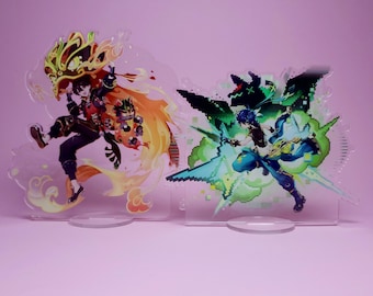 Enchanting Genshin, Kinich, Gaming Acrylic Stands >~<