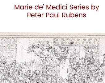 Classical Fine Art Coloring Book | Marie de Medici | French Renaissance | Color me wonderful | Peter Paul Rubens 17th century cycle