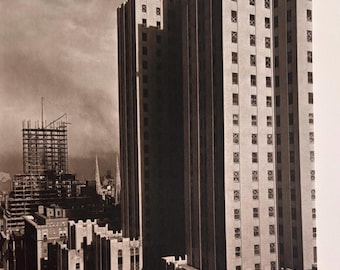 Stieglitz, From My Window 1931 Vintage black and white print.