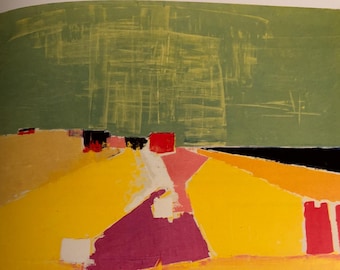 Nicolas de Staël, Sicily | Vintage Print | Modernist | Framable Wall Art