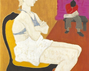 Milton Avery Ping Pong 11 by 14 in Giclee Print modern art Abstract Expressionism framable art perfect gift