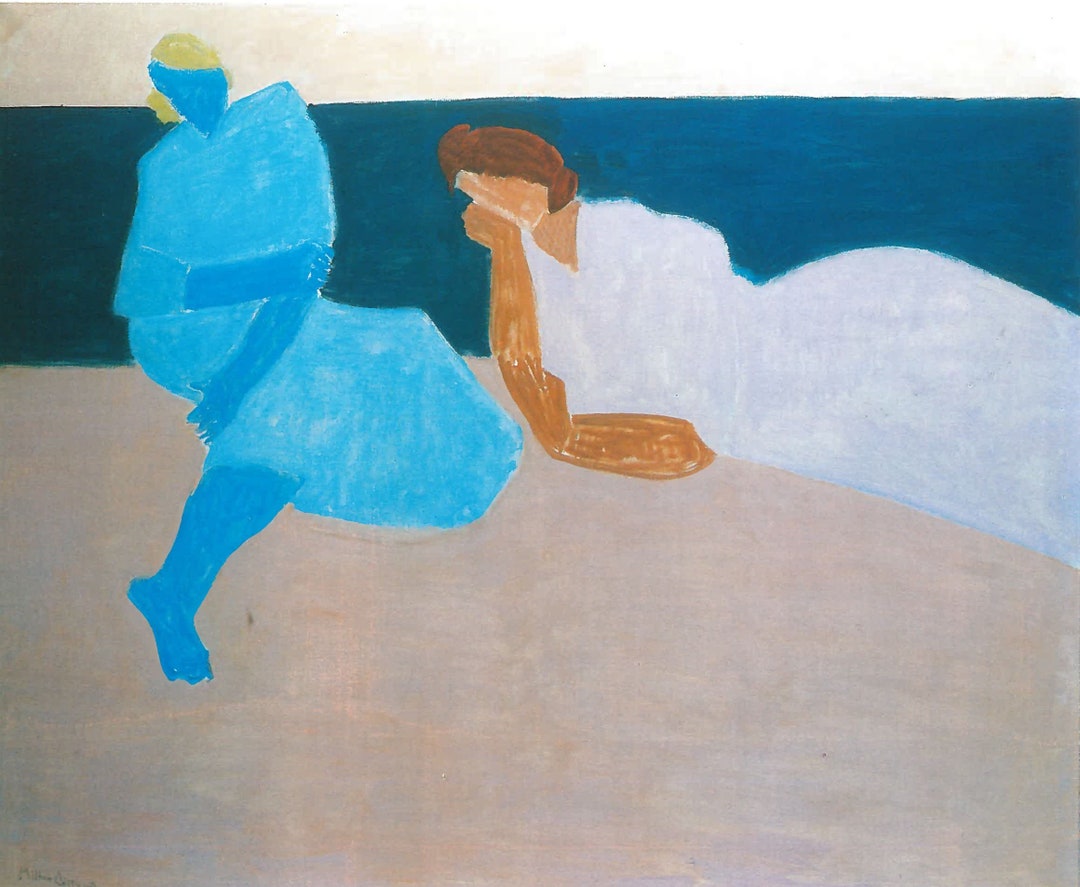 ミルトン・エイブリー 海辺の二人の女性 ビーチの美術プリント - 現代