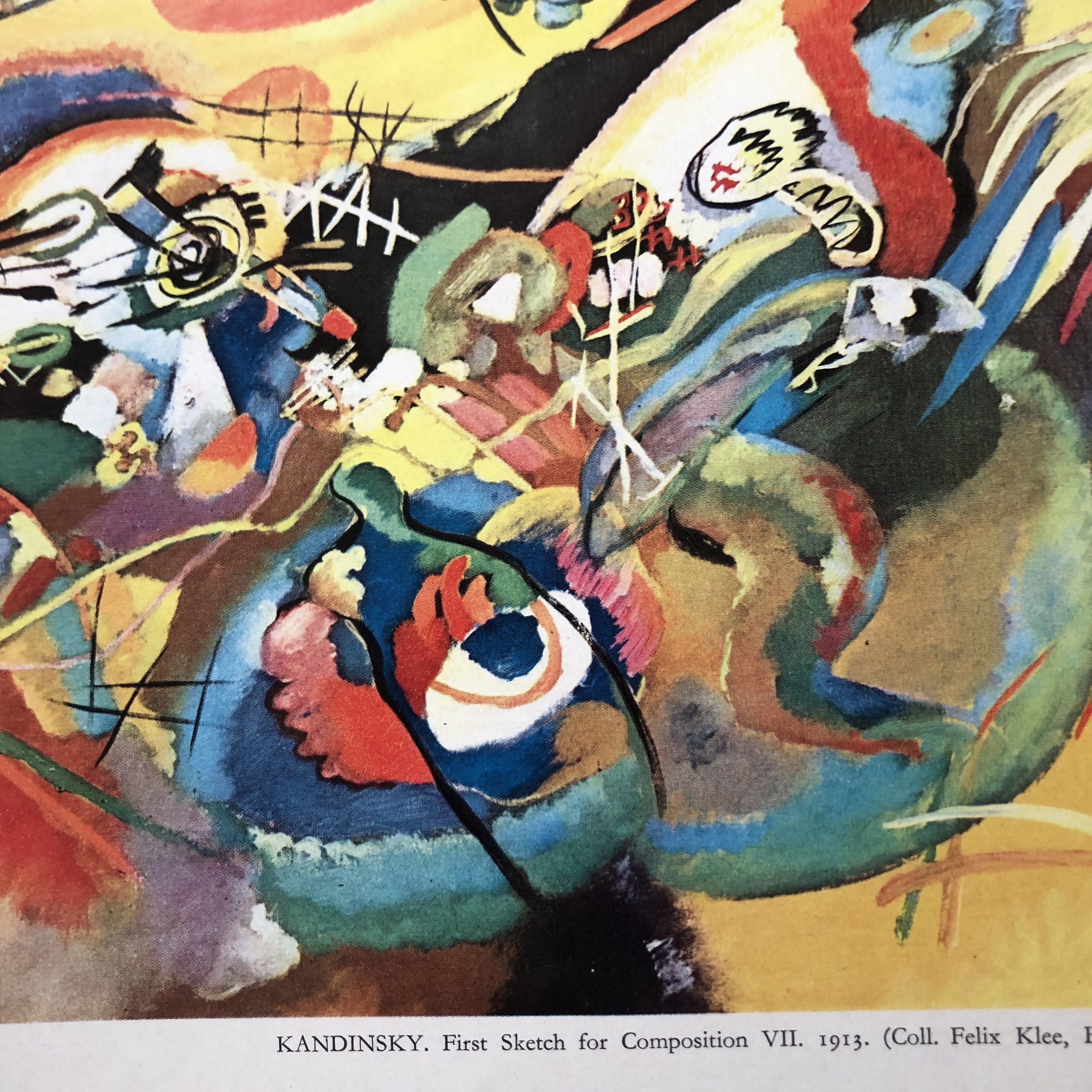 Kandinsky, First Sketch Composition VII | 1961 Published