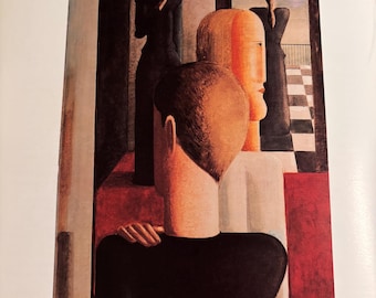 Oskar Schlemmer, Five Figurines in a Room | Vintage Print | Bauhaus Style | Modern Wall Art