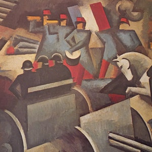 Roger de La Fresnaye Artillery Cubist Art ephemera Paris 1943 gift for art lovers framable French school of art early 20th century image 1