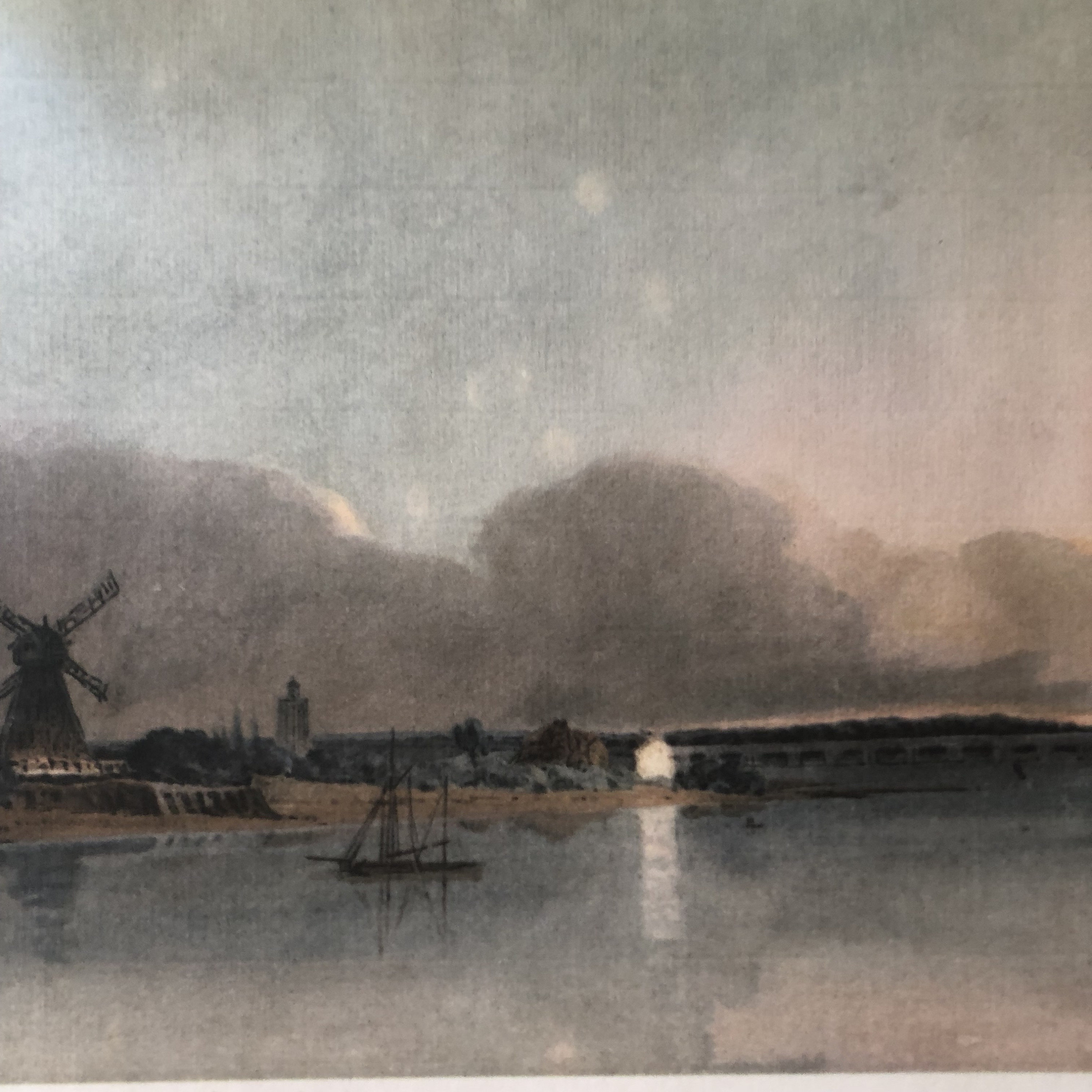 Thomas Girtin White House Chelsea Reach Thames River English 