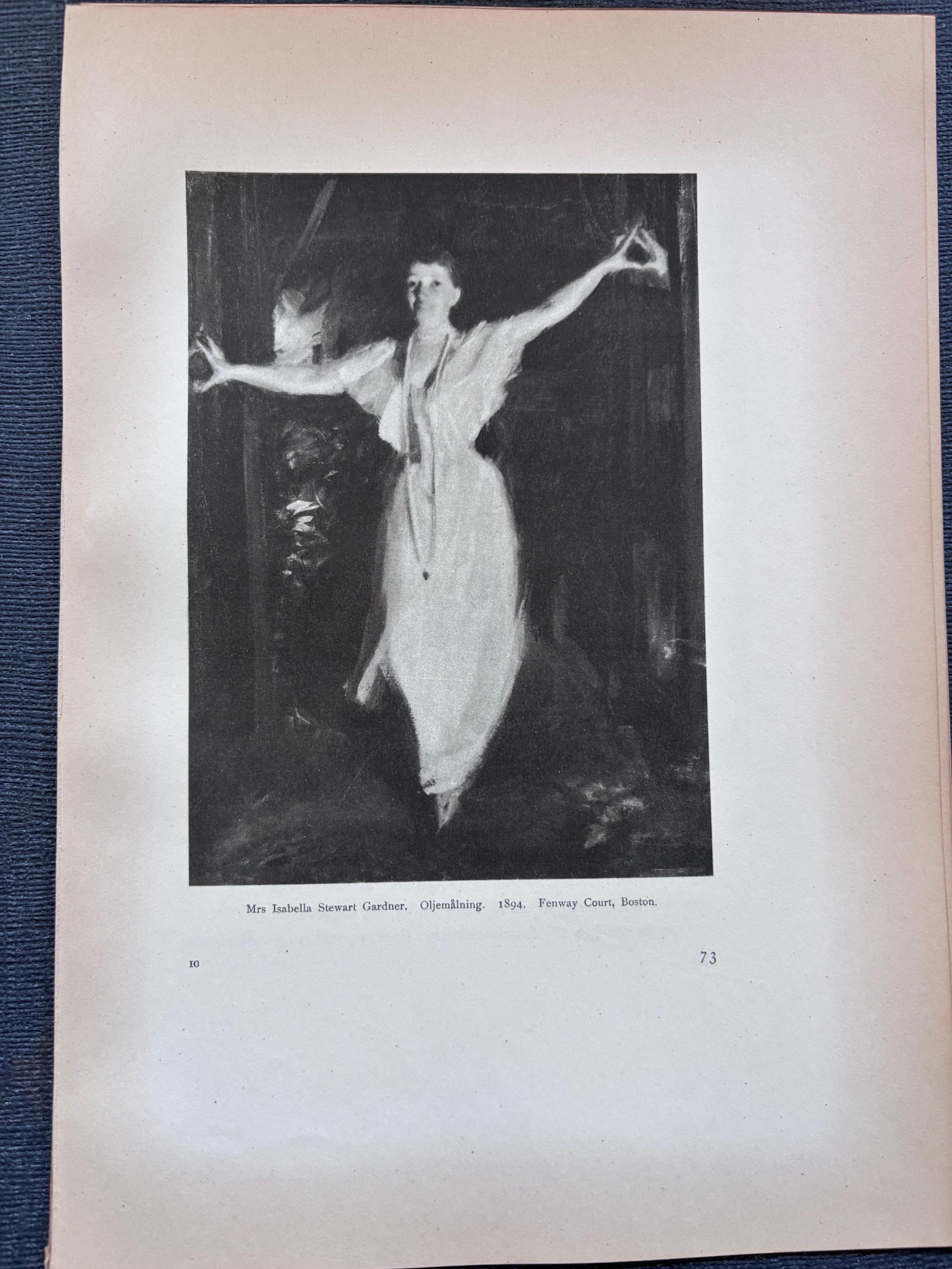 洋書　アントン・モルナー　画集　Gefrodinspex Collector Anders Zorn, Isabella Stewart Gardner | Vintage Published