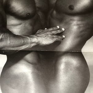 Herb Ritts Close Encounter Large Print 20th century photography Bob Paris and Rob Jackson bodybuilders