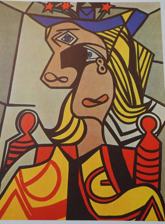 Roy Lichtenstein Woman With Flowered Hat