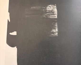 Soulages, Painting, December 1967 | Vintage Print | Limited Edition | Abstract Expressionist