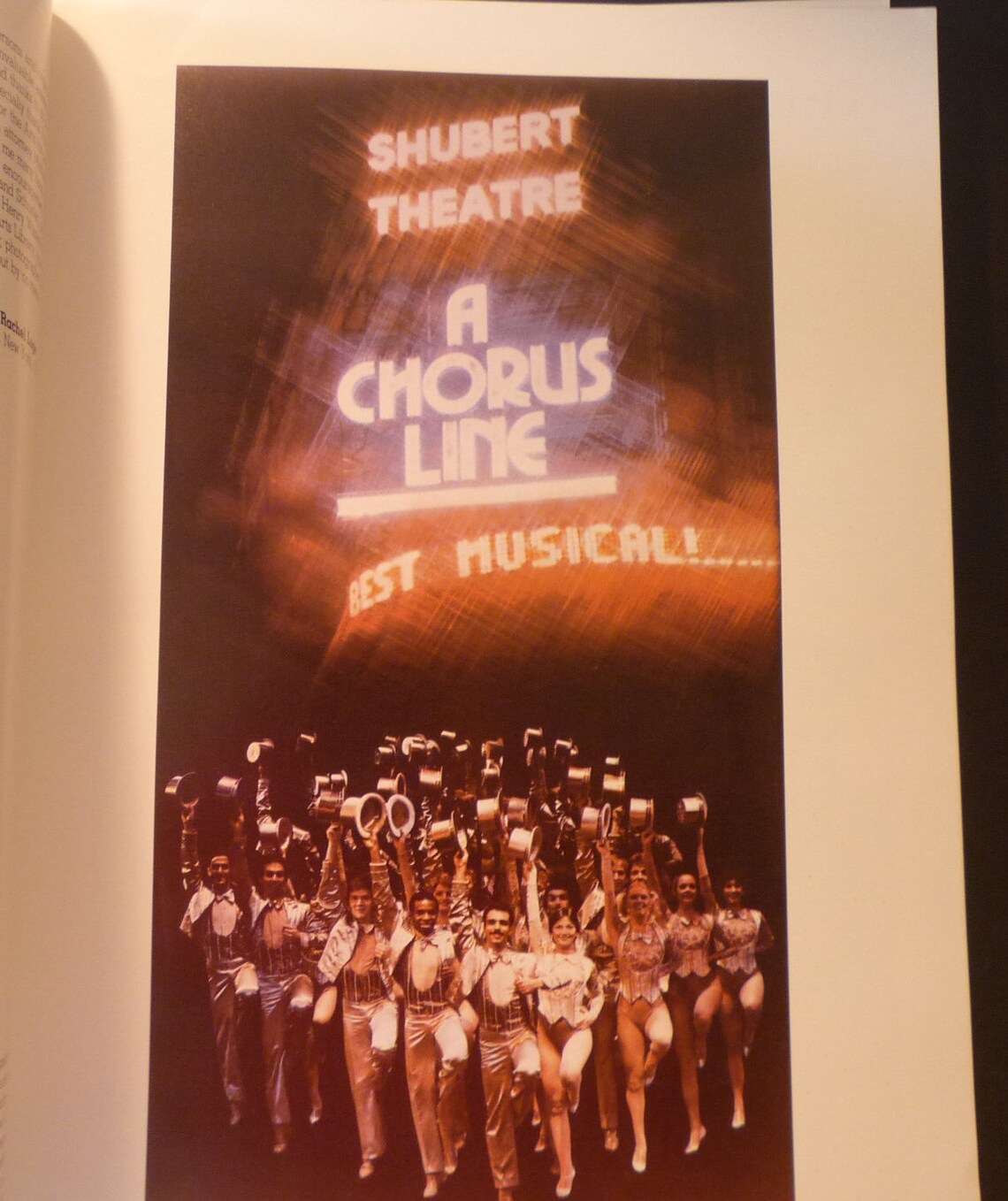 Chorus Line Broadway Best Musical 1979 Season Shubert Etsy
