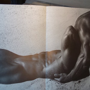 Herb Ritts Male Forms in Repose Beach scene 20th century photography Large print Bob Paris and Rob Jackson bodybuilders