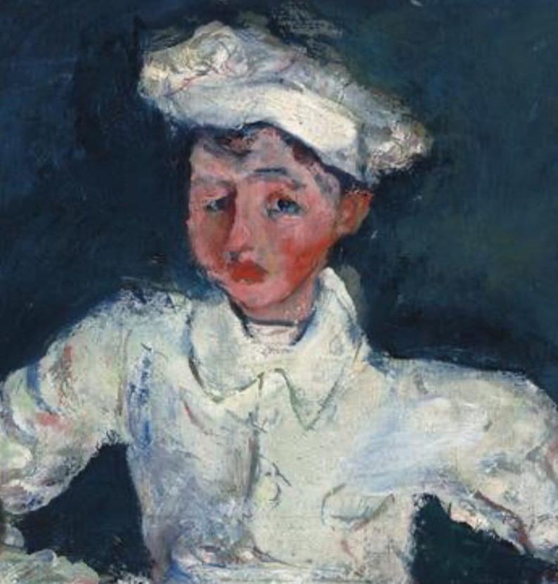 Soutine Chef Chaim Soutine Young Pastry Chef Abstract Expressionism Framed Gift for ...