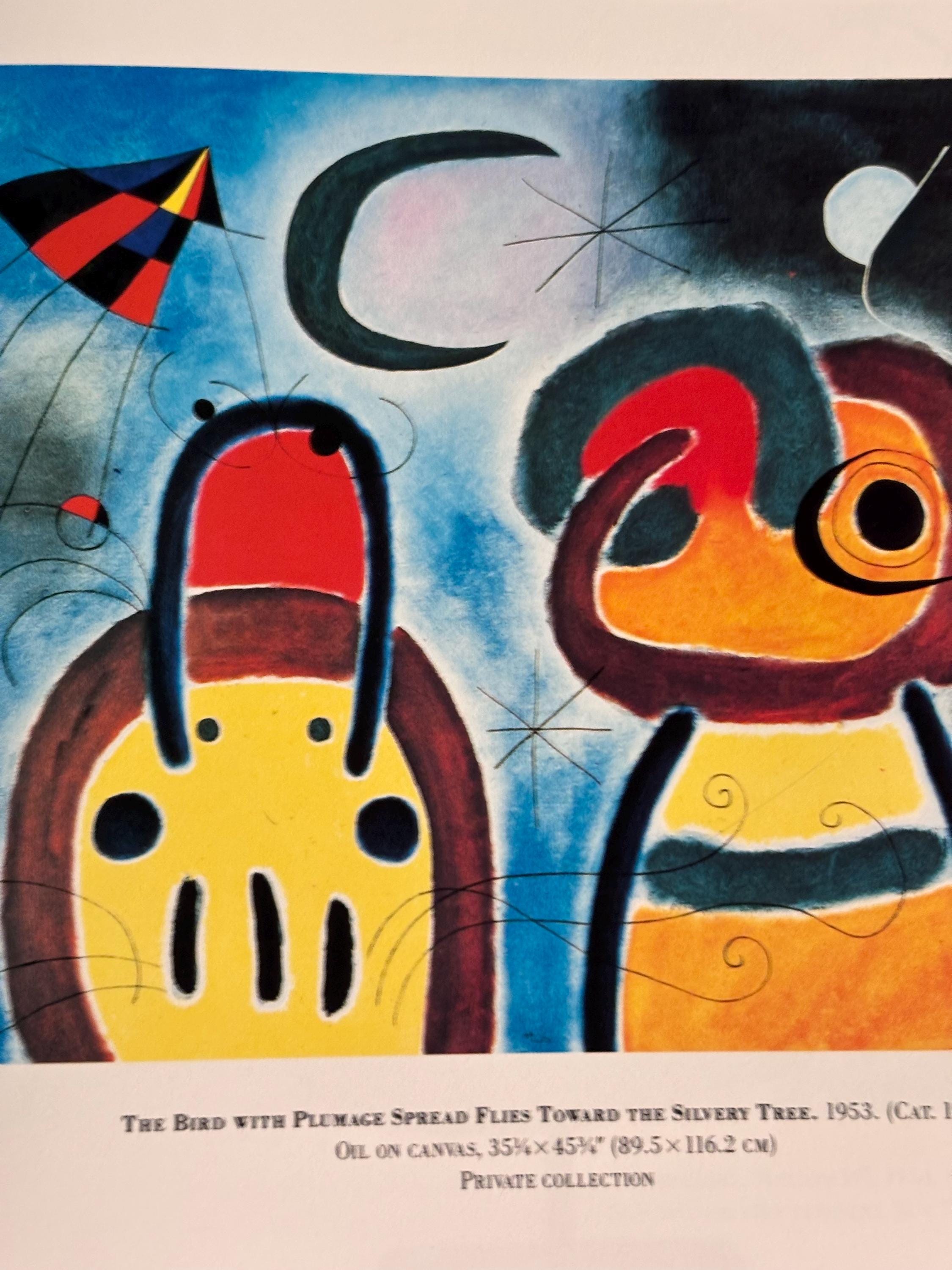 Miro, Birds With Plumage | Published Lithograph | Fine Art Print