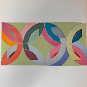 Frank Stella Saskatoon I, Published Lithograph 1970 Gift for modern art lover Minimalism Framable wall art