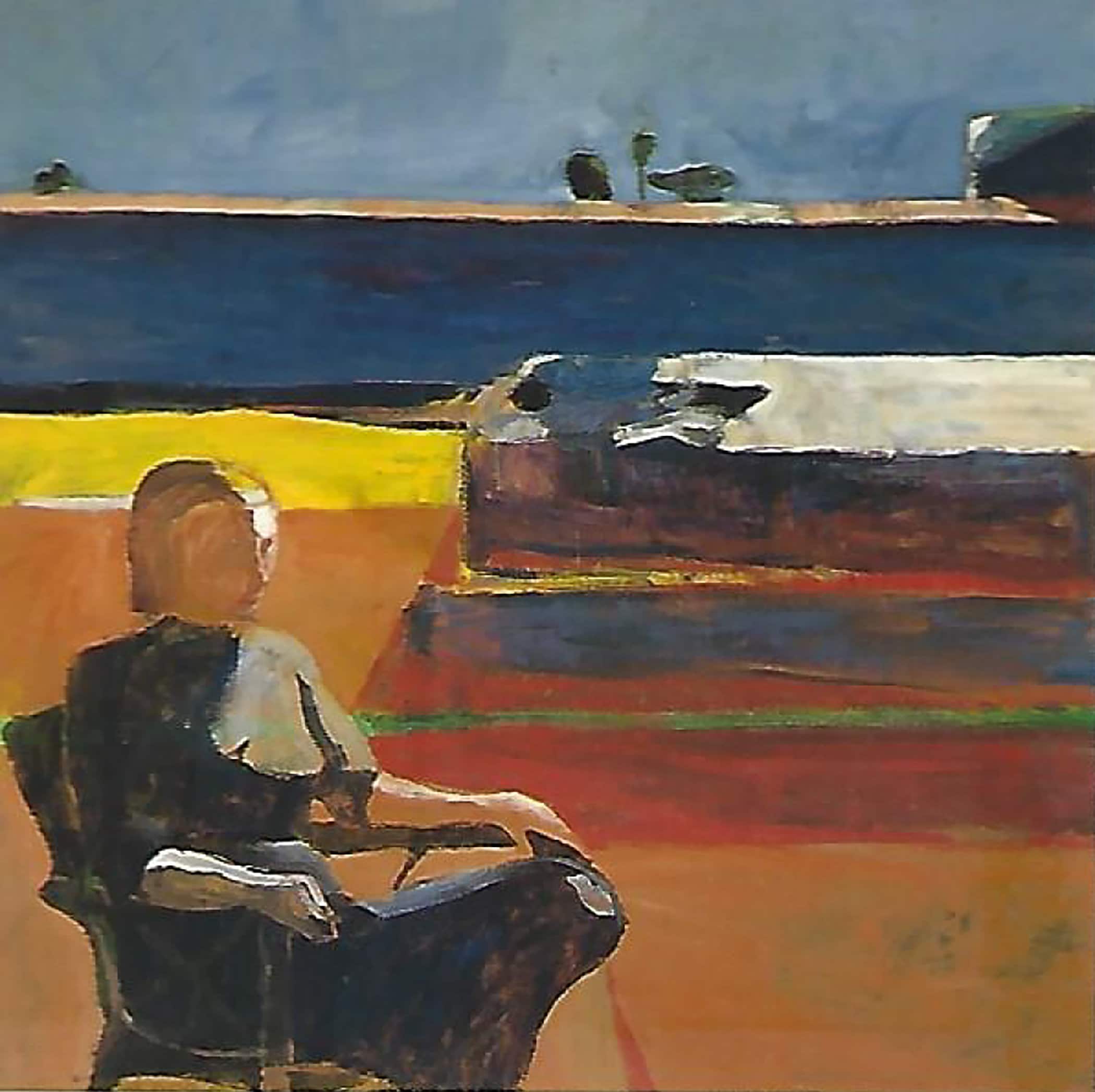 リチャード・ディーベンコーン、ポーチの女性 | ファインアート