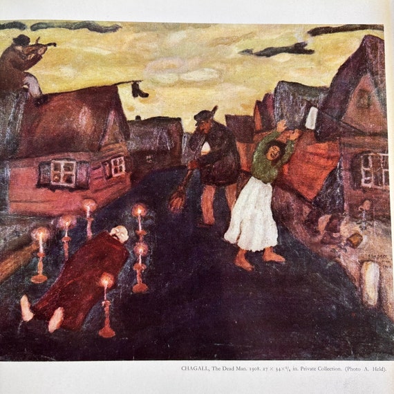 【リトグラフ】Marc Chagall シャガール オリジナルリトグラフ 「Marc Chagall - Que 1960