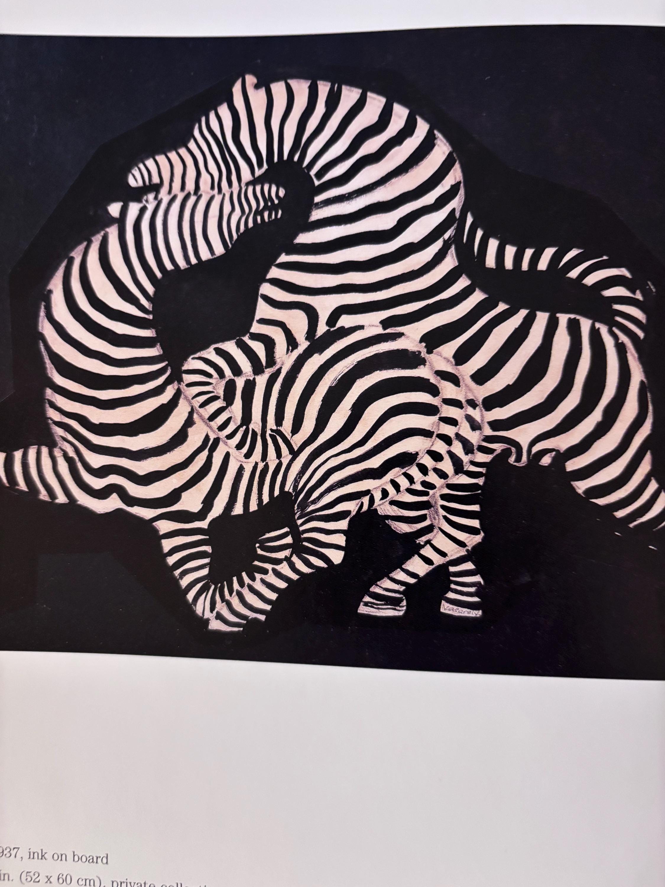 Victor Vasarely, Zebras | Original Published Lithograph | Op Art