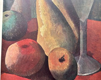 パブロ・ピカソ「静物画」果物と植物｜限定初版｜1940年代スイス製