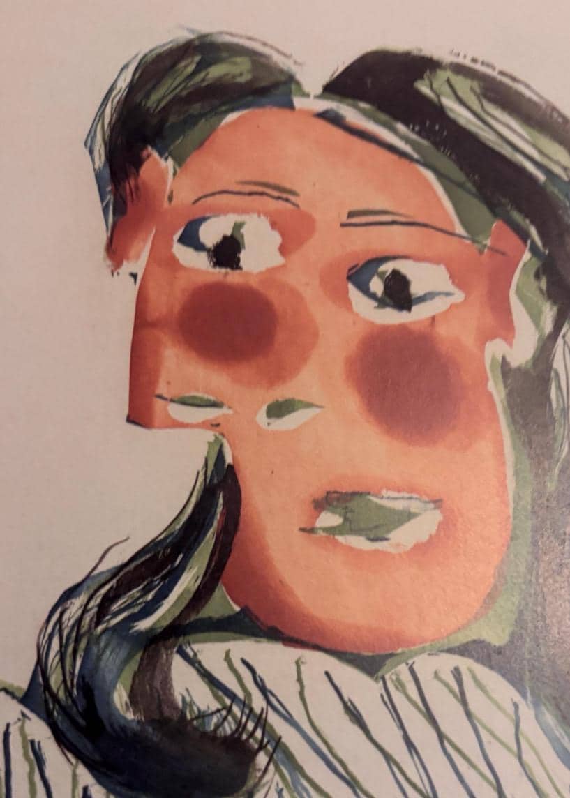 ピカソ作「ドラ・マールの肖像」｜ヴィンテージプリント｜抽象シュル