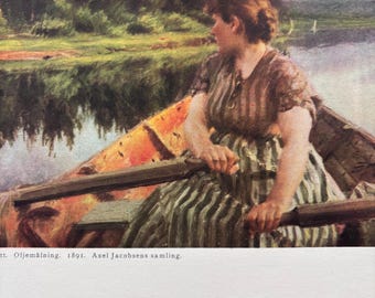 Anders Zorn, Midnight Sweden | Original Published Color Lithograph