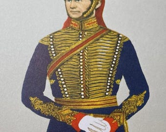 ベンガル騎馬砲兵隊将校 1846 英国軍服。P H スミザートン東インド会社