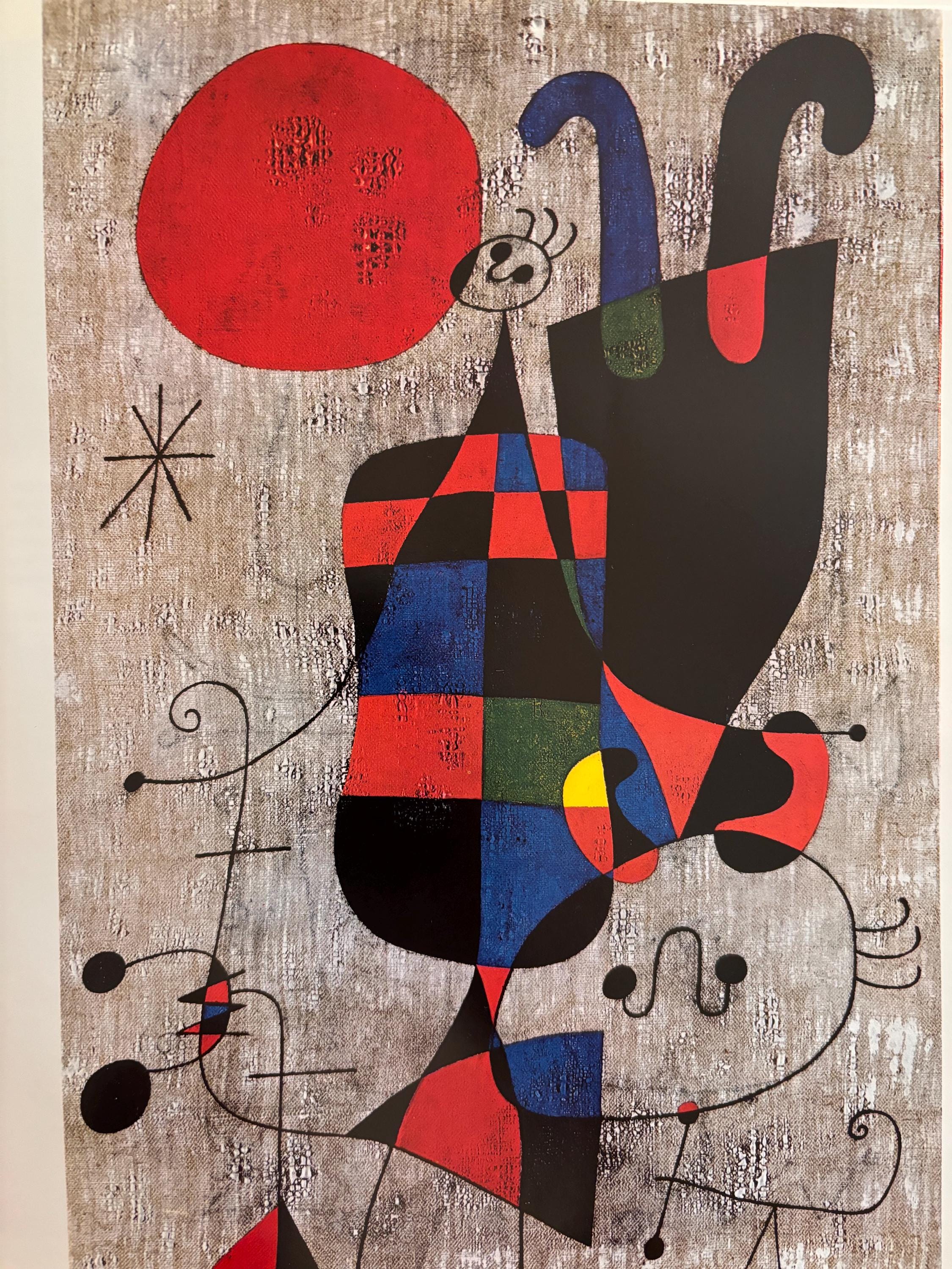 値下げOK】ジョアンミロ「神の鳥の道」リトグラフ 絵画額装