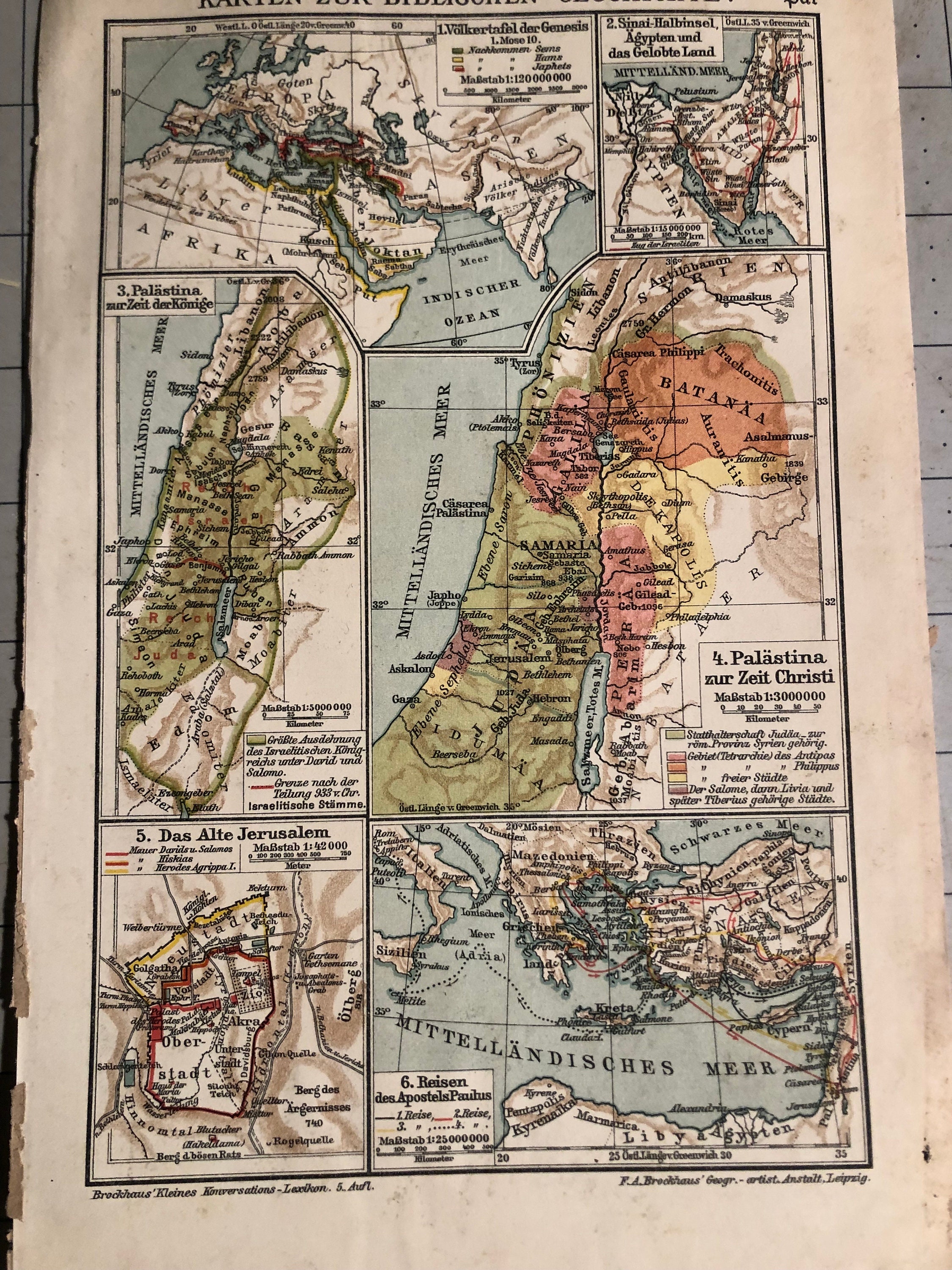 聖書歴史地図　初版　ATLAS OF THE BIBLE 聖書歴史地図 初版 ATLAS OF THE BIBLE 聖書歴史地図 初版 ATLAS