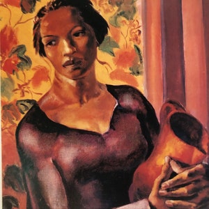 James A Porter. Woman with Jug  Art Print Modernist art  Harlem Renaissance