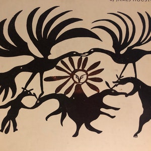 Return of the Sun | by Kenojuakk |Stone Cut | Cape Dorset Baffin Island | Inuit prints | Original Published Lithograph Wall Art