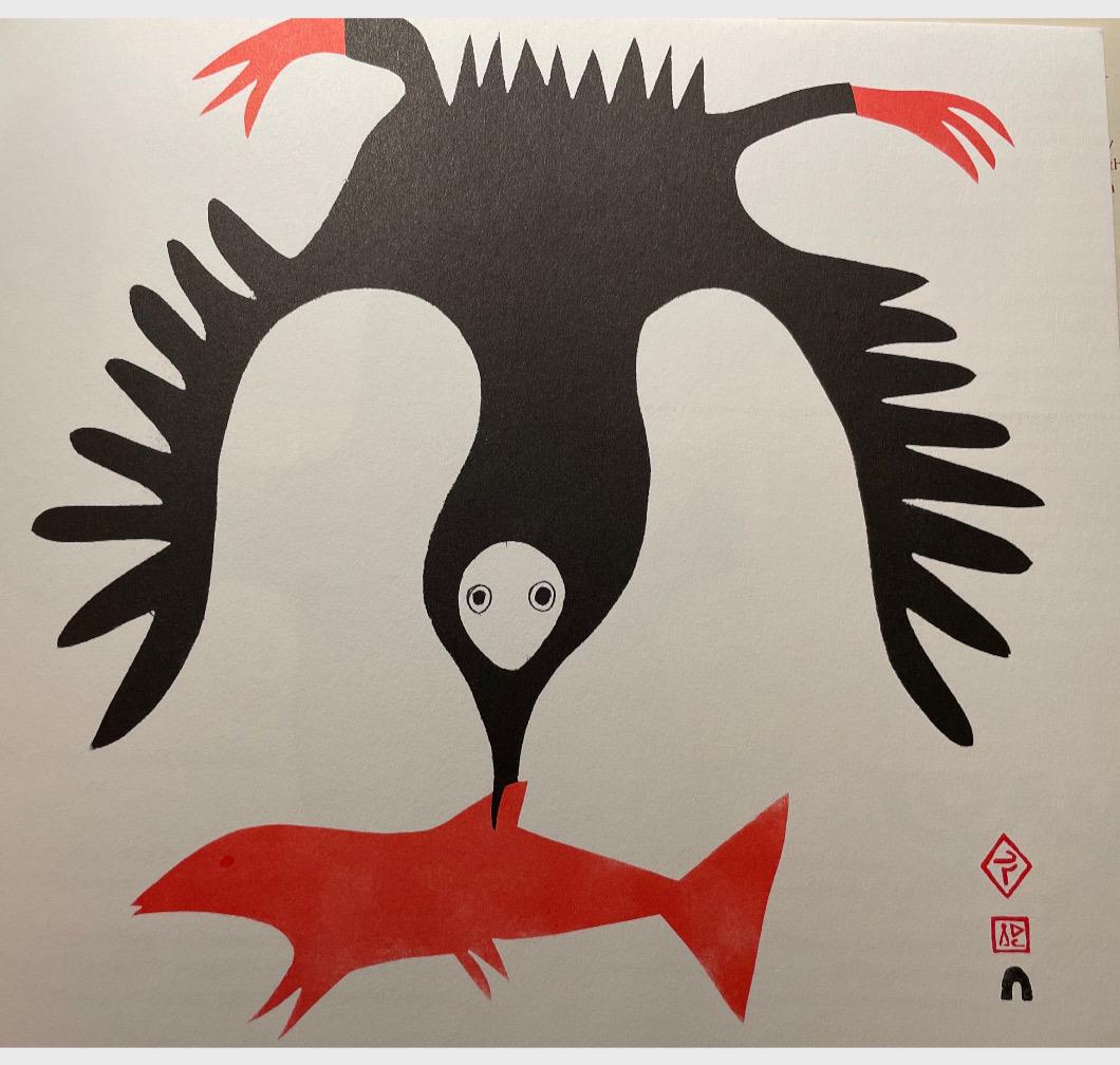 inuit　イヌイット アート　版画　ヴィンテージ　民藝　フォークアート inuit イヌイット アート 版画 ヴィンテージ 民藝 フォークアート