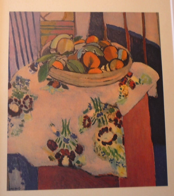マティスの静物画 オレンジ ジクレー ファインアートプリント 額装可能