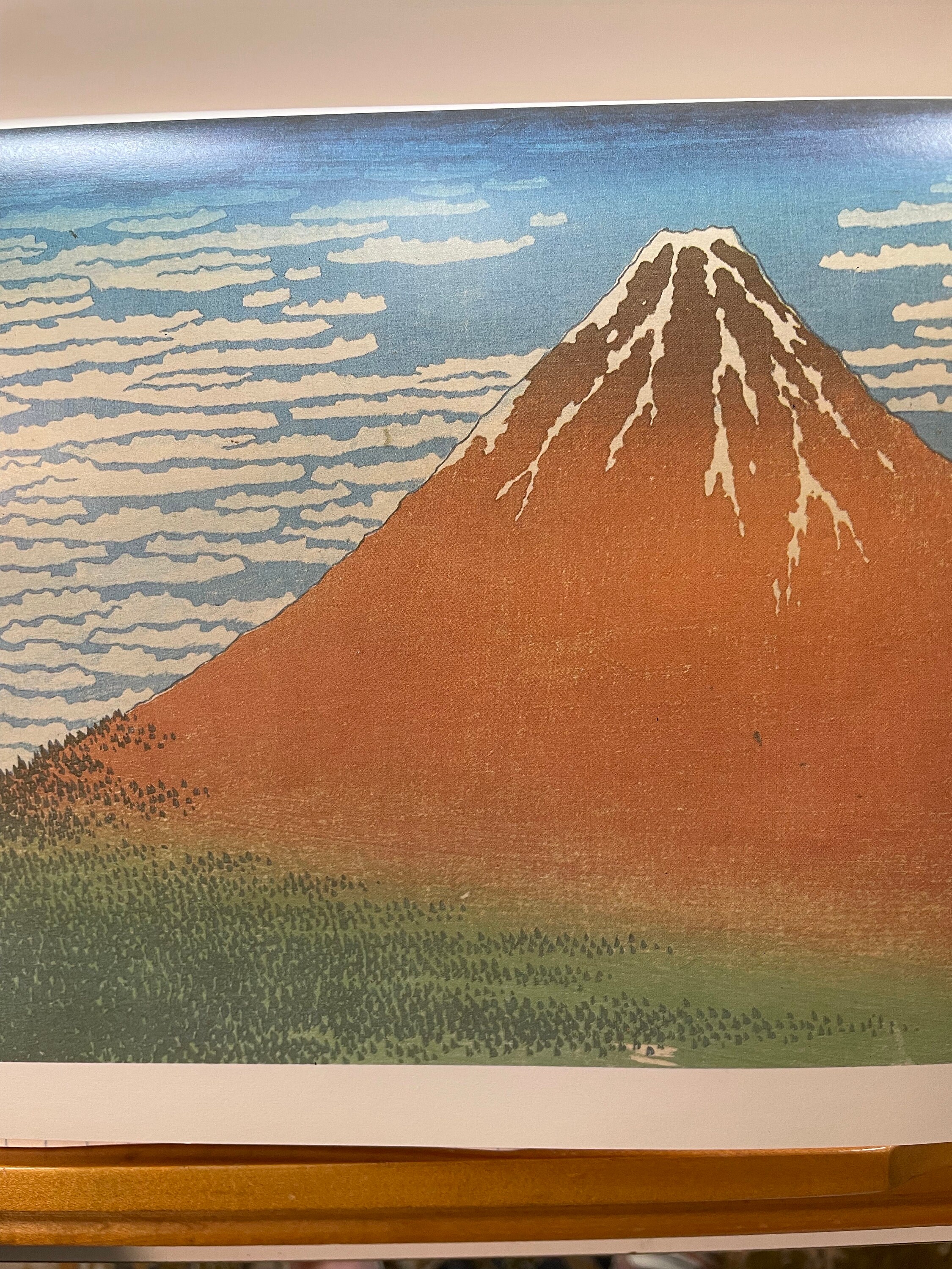 Hokusai, Mt. Fuji in Clear Weather Floating World Japanese | Ukiyo