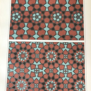 1877 Wall Coverings French Revetement  published in Architecture dictionary by Ernest Bosc French history framable wall art