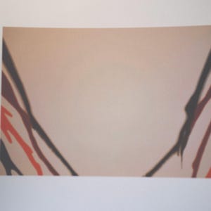 Morris Louis Untitled - VIntage Print - 10 by 10 inch modern art lover Abstract Expressionism