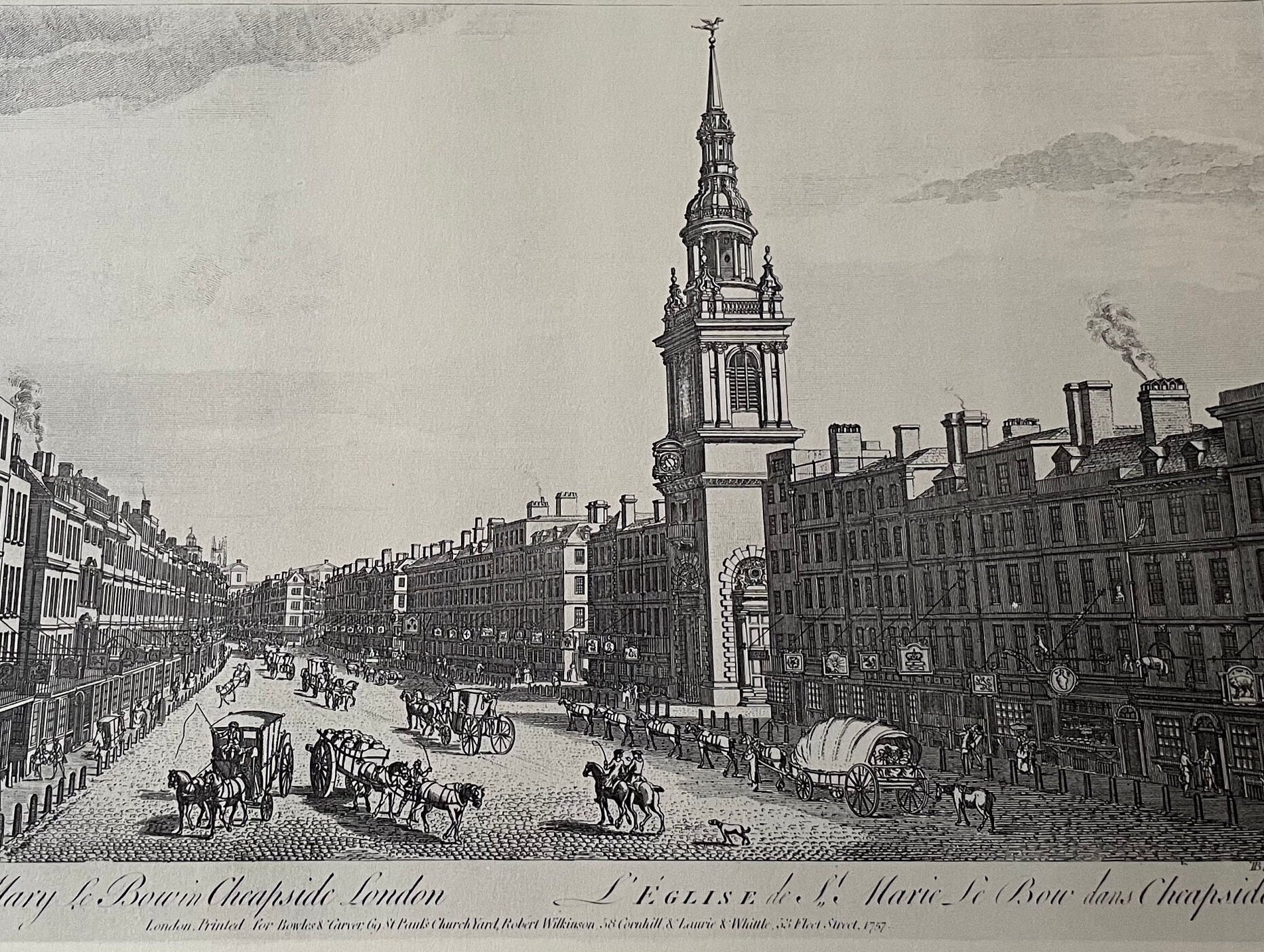 St Mary Le Bow Cheapside | 18th C Landmark of London | Original ...