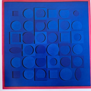 ◉ ヴィクトル・ヴァザルリ 版画「Citra」スイス刷り オプアート