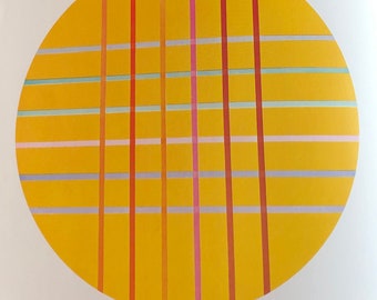 Kenneth Noland Golden Space Giclee print poster modern art lover Abstract Expressionism Choose size small, medium, large