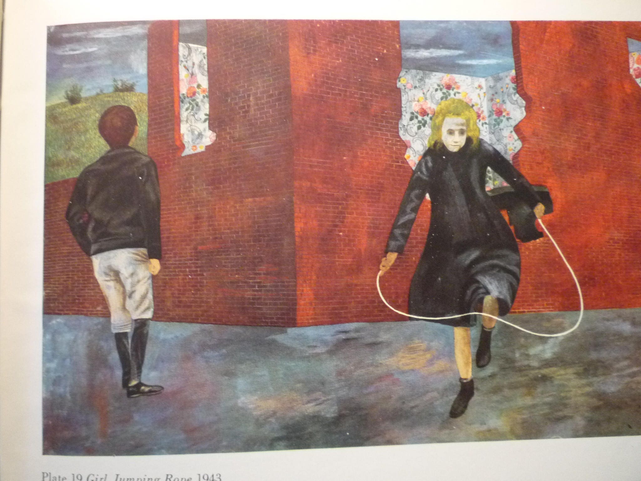 Ben Shahn - Girl Jumping Rope 1943 - Framed Print American Realism