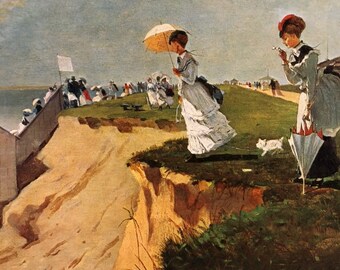 Winslow Homer on Long Branch New Jersey Painted - Jersey Shore