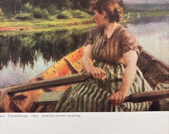 Anders Zorn, Midnight Sweden | Original Published Color Lithograph