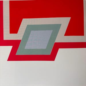 Frank Stella Conway I, Published Lithograph 1970 Gift for modern art lover Minimalism Framable wall art
