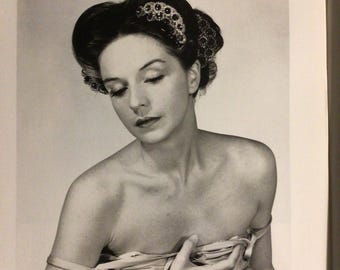 Man Ray, Fashion Model | Vintage Print | Dramatic portrait | Black and White | Mid Century Wall Art Gift