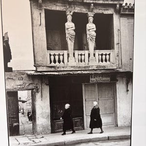 Henri Cartier-Bresson | Athens, Greece 1953 | Black and White | Vintage Published Lithograph | Ready to Frame | Wall Art
