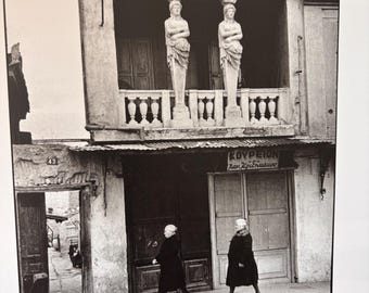 For Vicky Henri Cartier-Bresson | Athens, Greece 1953 | Black and White | Vintage Published Lithograph | Ready to Frame | Wall Art